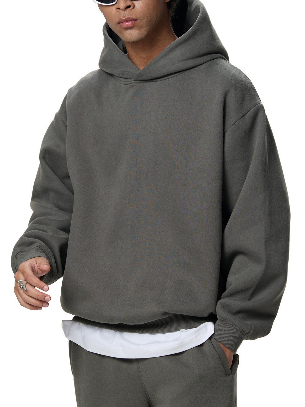 Fleeced Boxy Hoodie – Essential Streetwear | Tapstitch-8